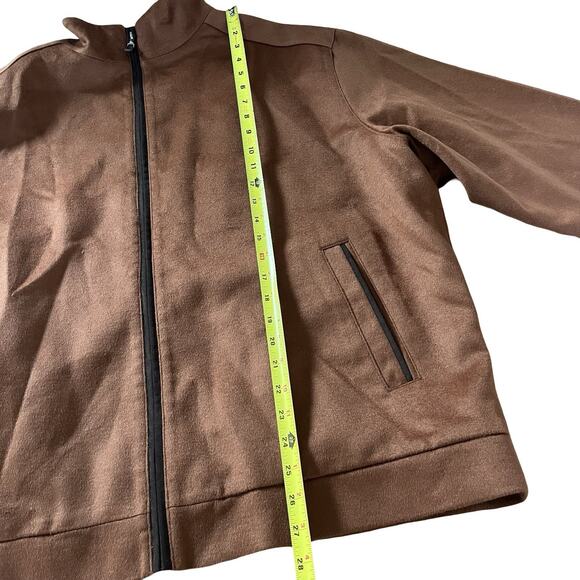 Peter Millar Mens Westport Wool Cashmere Bomber Jacket Size XXL Brown Luxury NWT - Picture 12 of 14